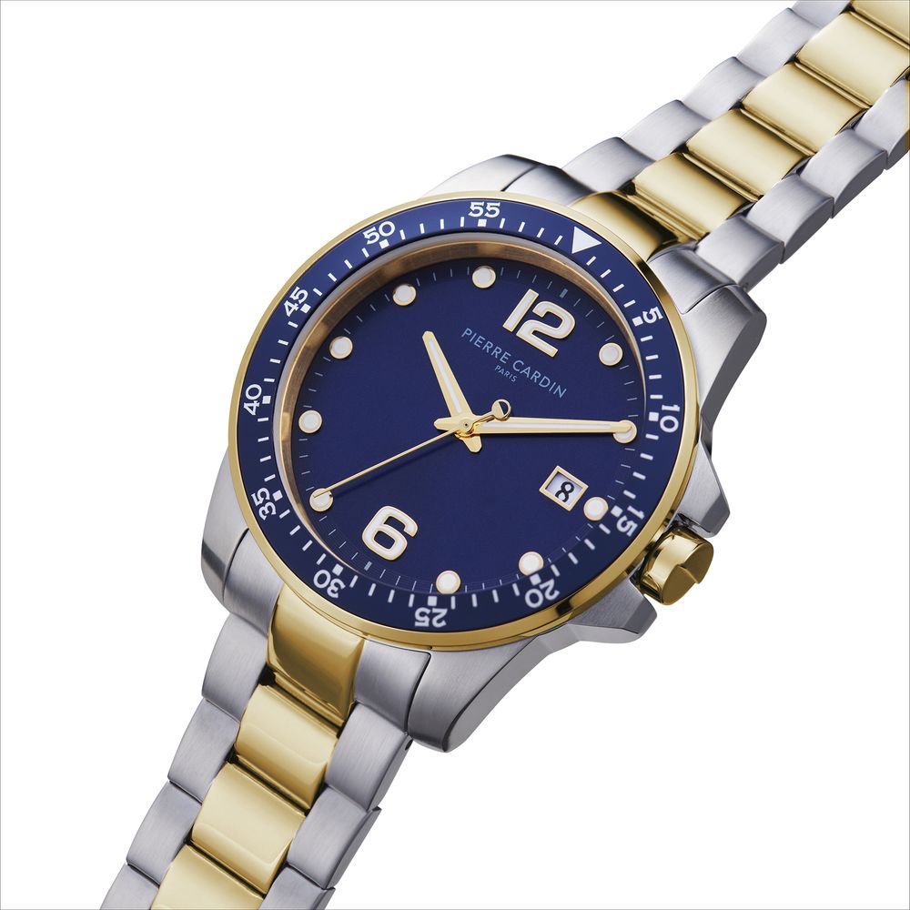 Pierre Cardin Multicolor Stainless Steel Dress Watch