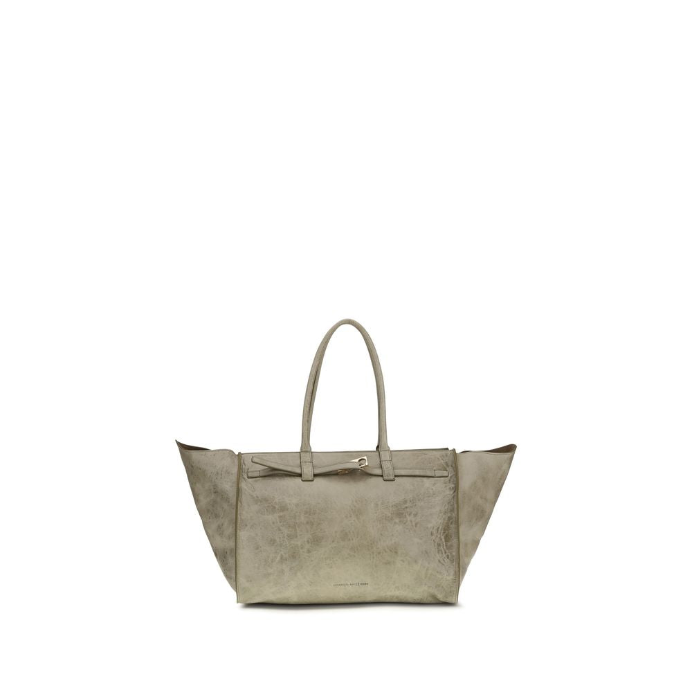 Benedetta Bruzziches Beige Calf Leather Bos Taurus Shoulder Bag - Luxe Marca