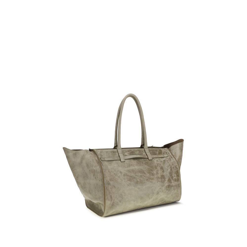 Benedetta Bruzziches Beige Calf Leather Bos Taurus Shoulder Bag - Luxe Marca