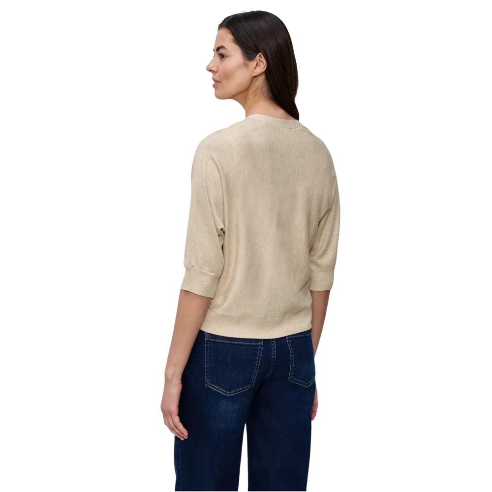 Street One Beige Viscose Cardigan