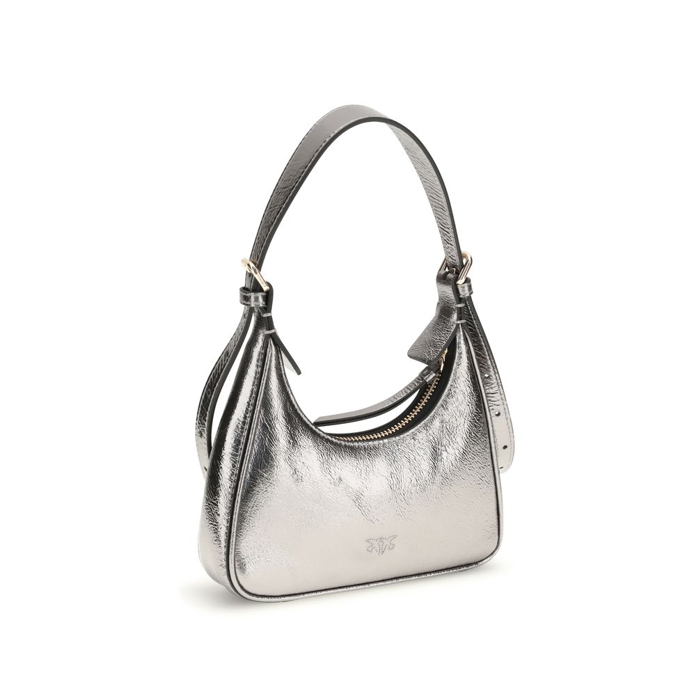 PINKO Silver Lamb Ovis Aries Aries Handbag - Luxe Marca
