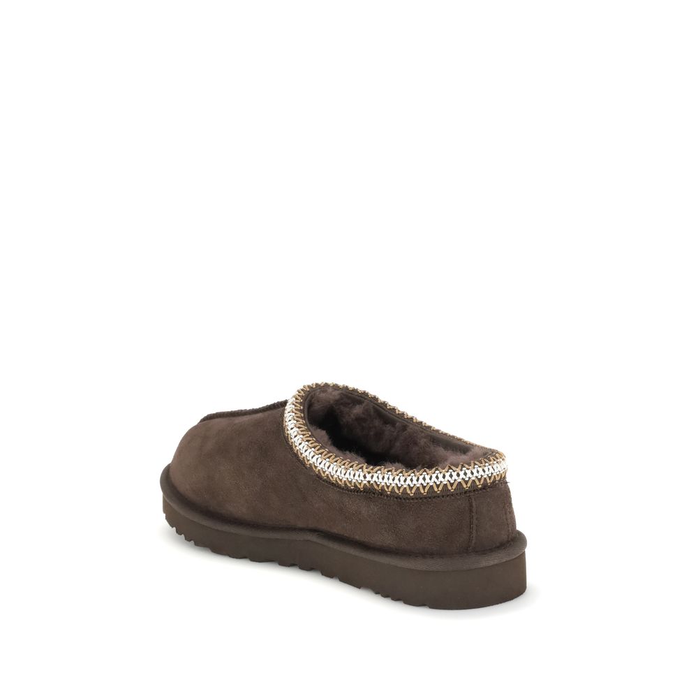 UGG Brown Calf Leather Bos Taurus Mules