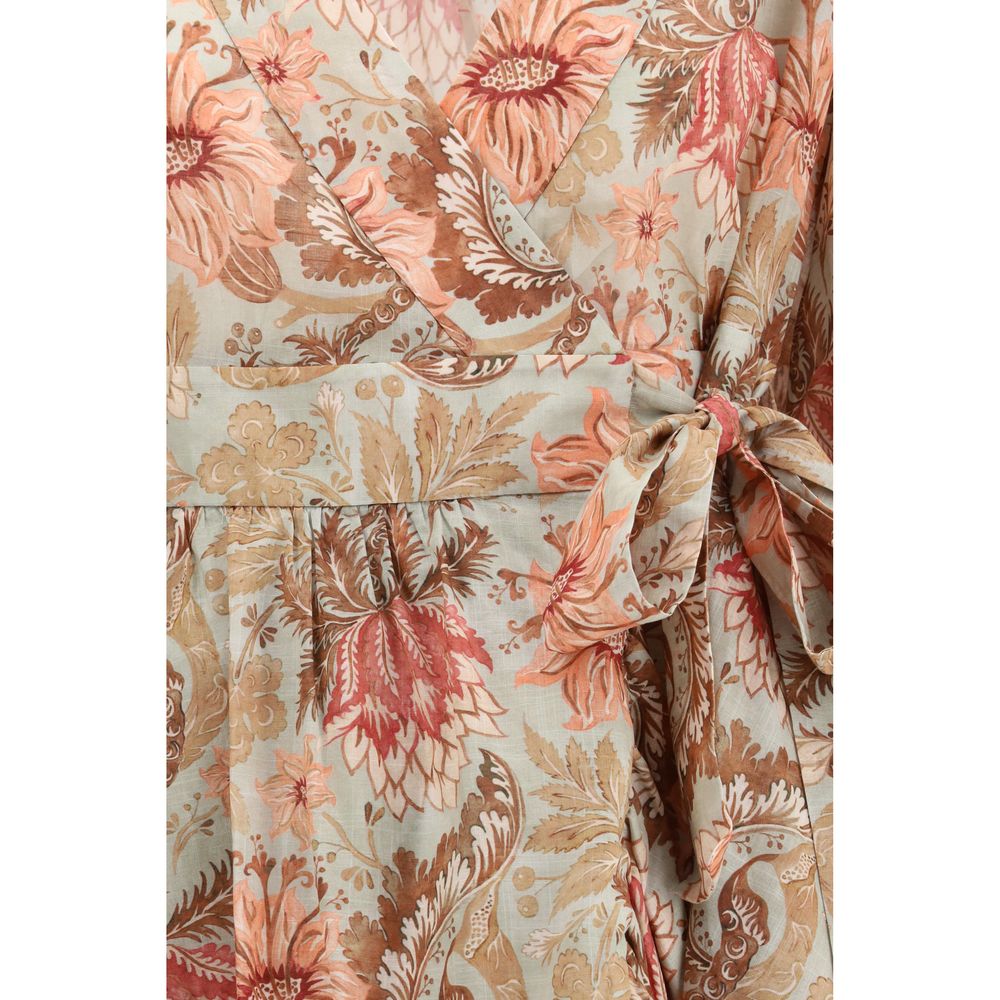 Zimmermann Multicolor Cotton Casual Dress - Luxe Marca