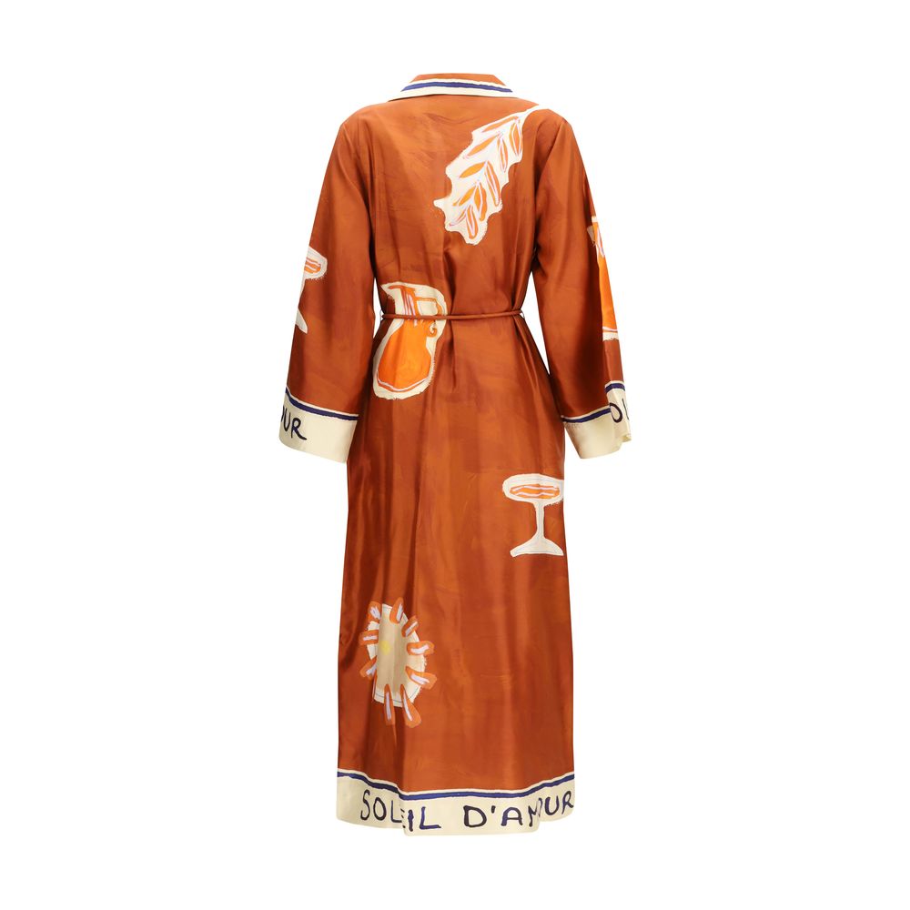 Alemais Multicolor Silk Casual Dress - Luxe Marca