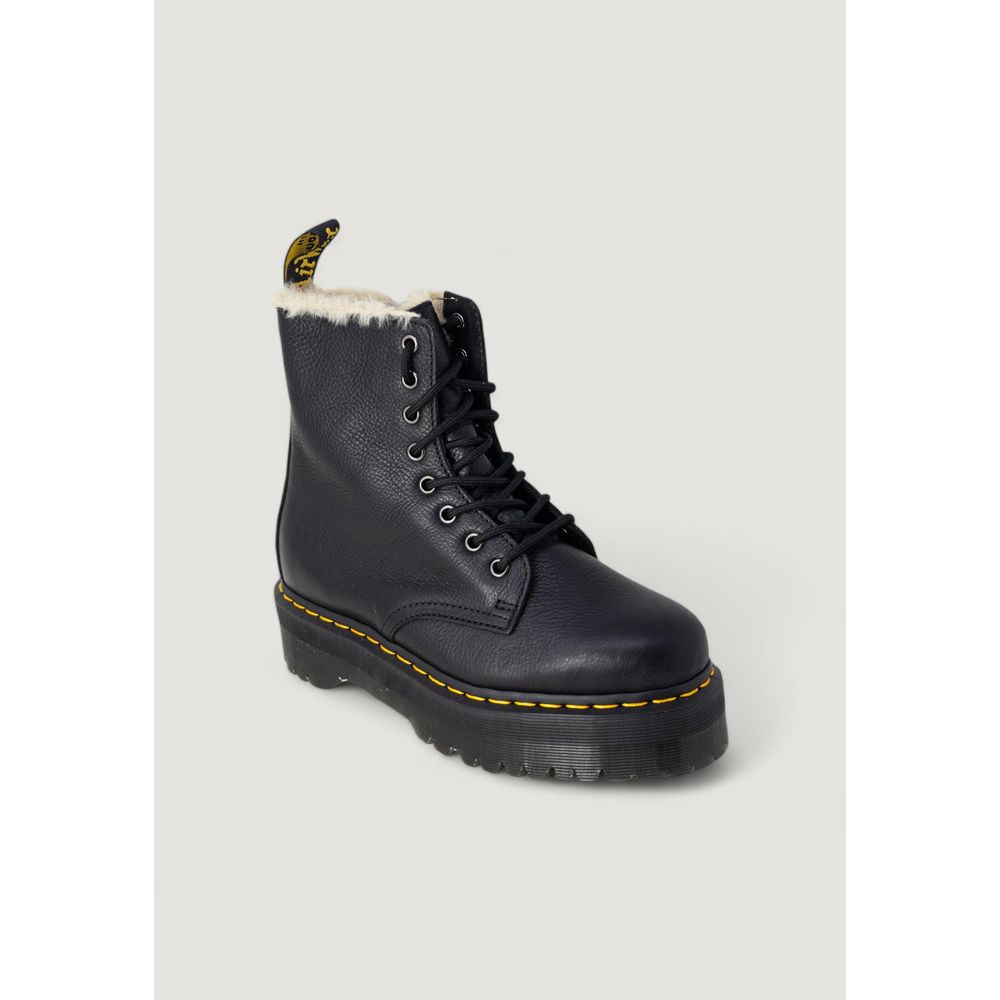 Dr. Martens Black Leather Lace-Up Boots
