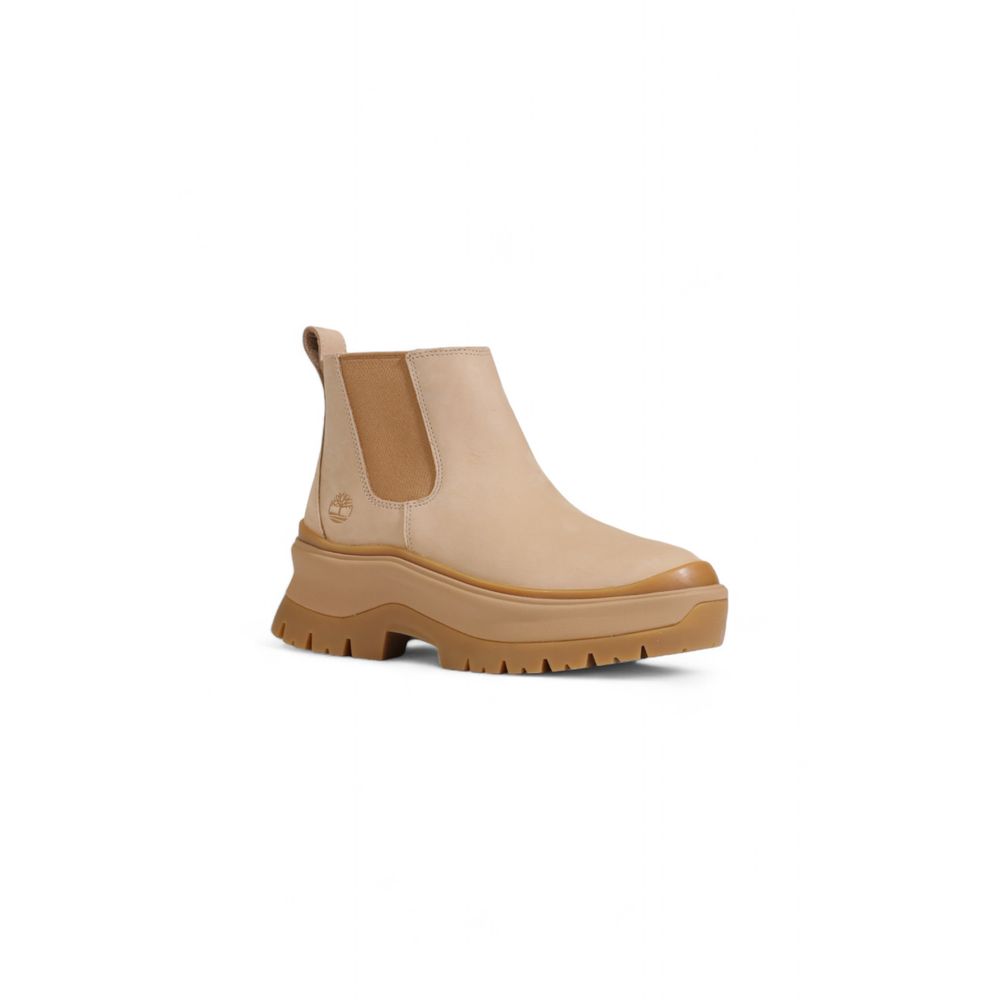 Timberland Beige Suede Leather Ankle Boots