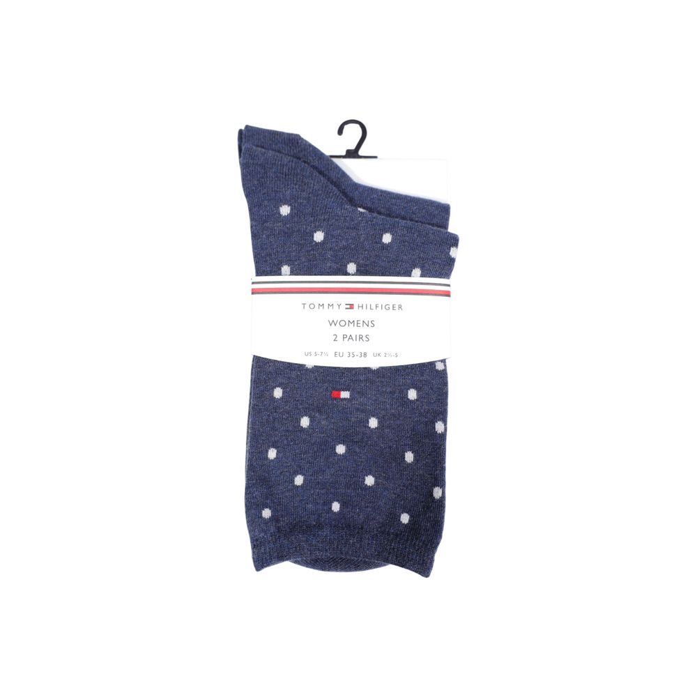 Tommy Hilfiger Blue Cotton Socks - Luxe Marca