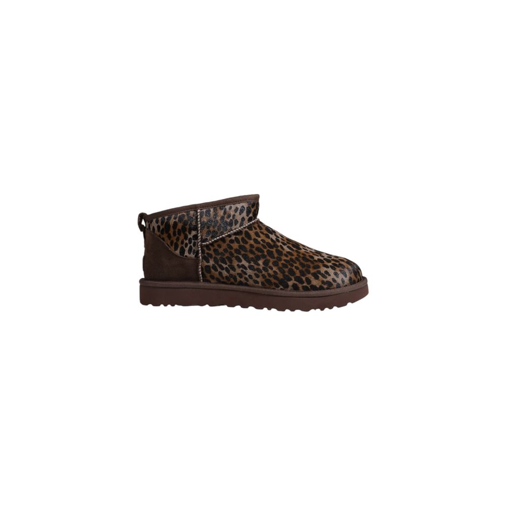 UGG Brown Suede Leather Ankle Boots