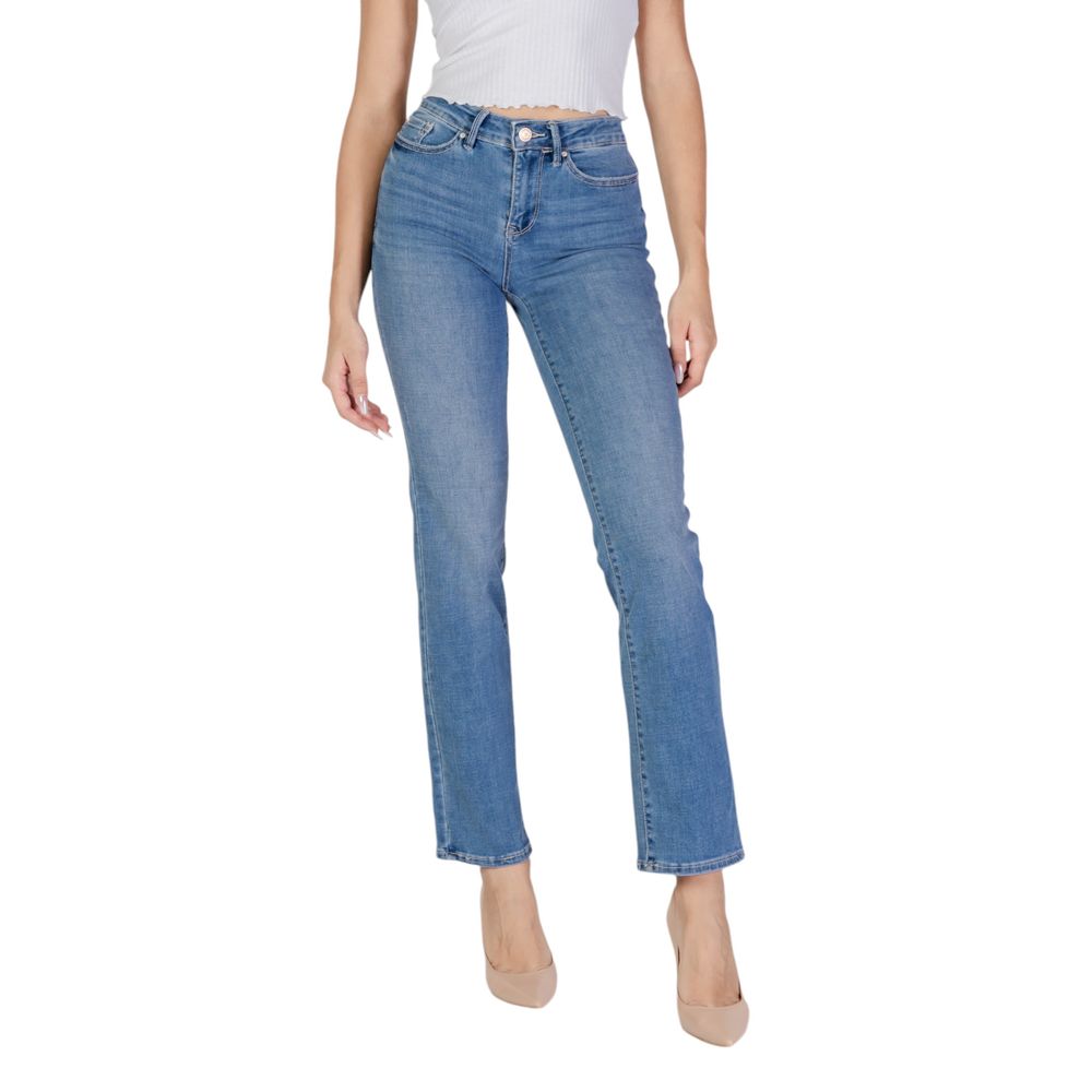 Vero Moda Light Blue Cotton Mom Jeans - Luxe Marca