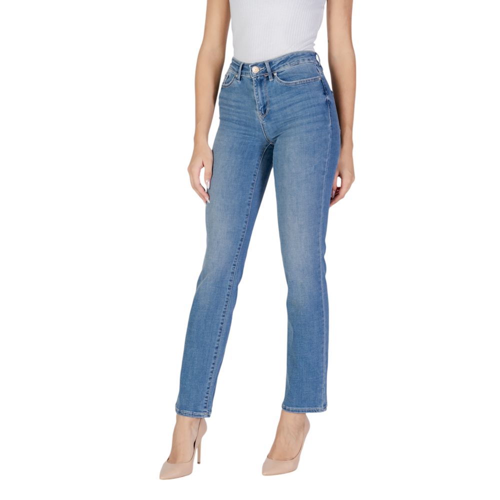 Vero Moda Light Blue Cotton Mom Jeans - Luxe Marca