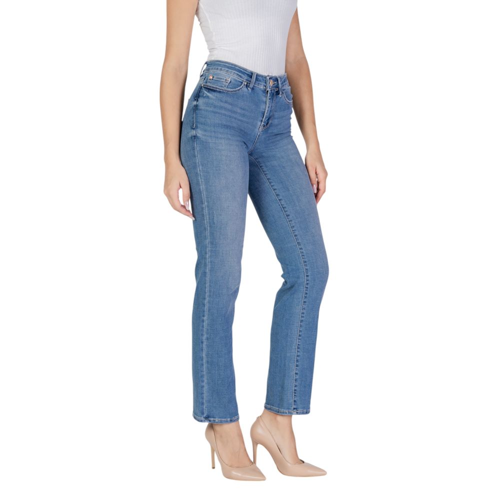 Vero Moda Light Blue Cotton Mom Jeans - Luxe Marca