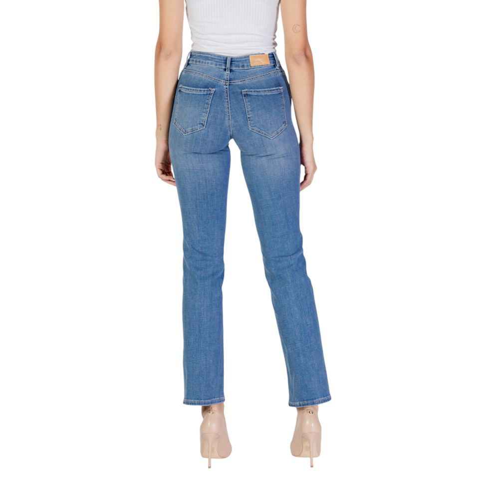 Vero Moda Light Blue Cotton Mom Jeans - Luxe Marca