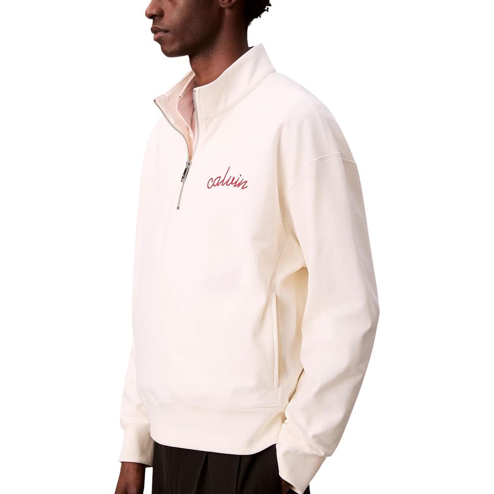 Calvin Klein Jeans Beige Cotton Sweatshirt