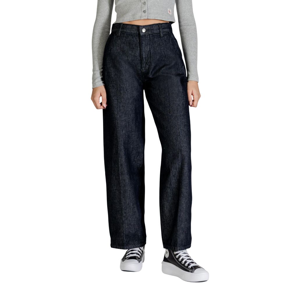 Calvin Klein Jeans Blue Cotton Bootcut Jeans
