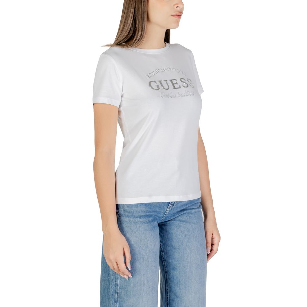 ملابس رياضية قطنية بيضاء من Guess Active