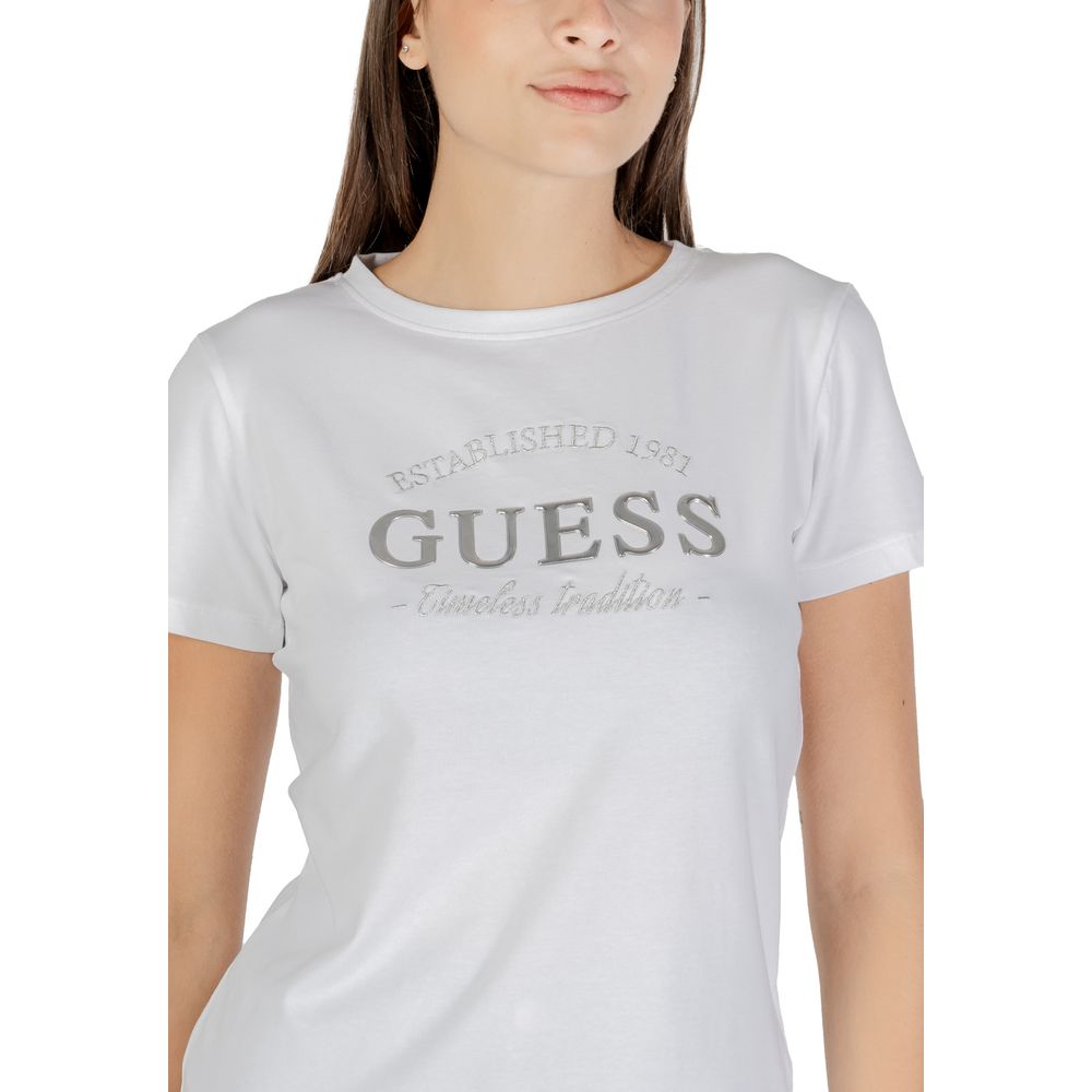 ملابس رياضية قطنية بيضاء من Guess Active