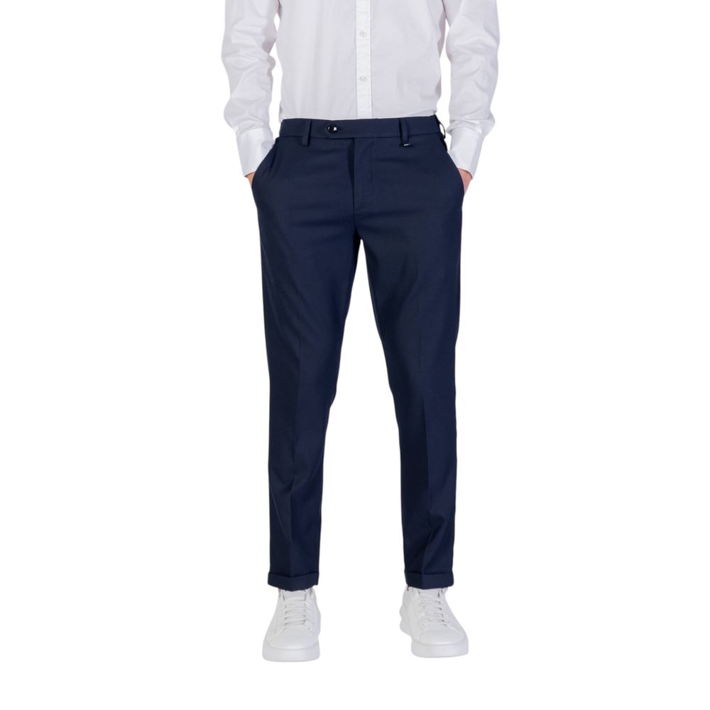 Antony Morato Blue Polyester Skinny Pants