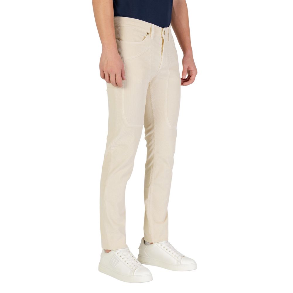 Jeckerson Cream Cotton Skinny Jeans