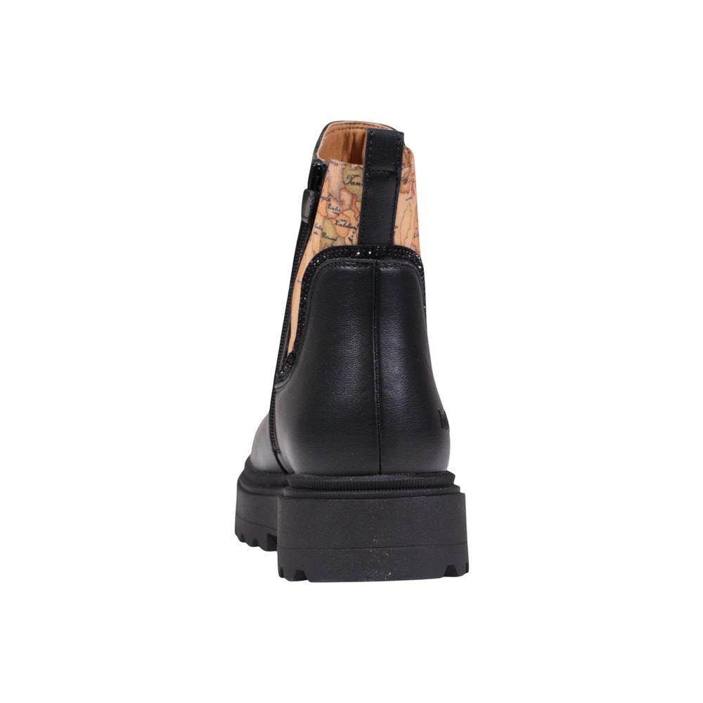 حذاء الكاحل من البولي إيثيلين الأسود من ألفيرو مارتيني بريما كلاس