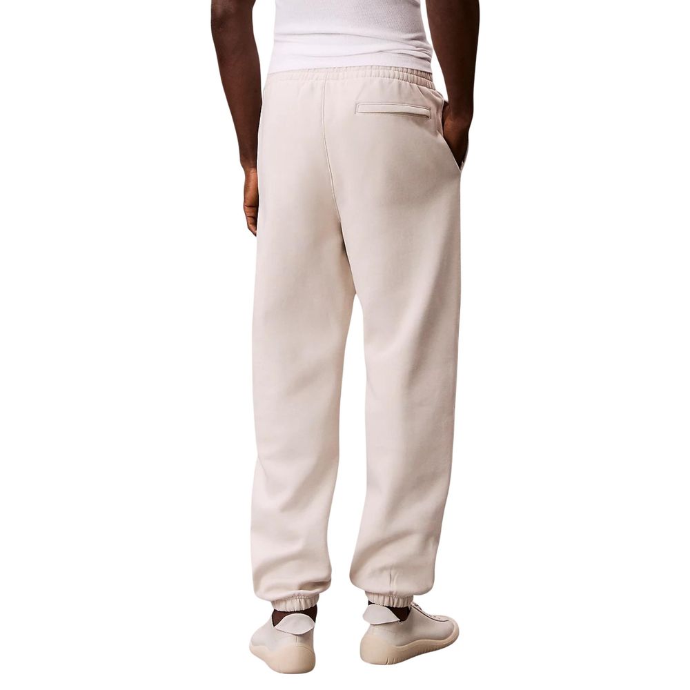 Calvin Klein Jeans Beige Cotton Joggers (Workout Pants)