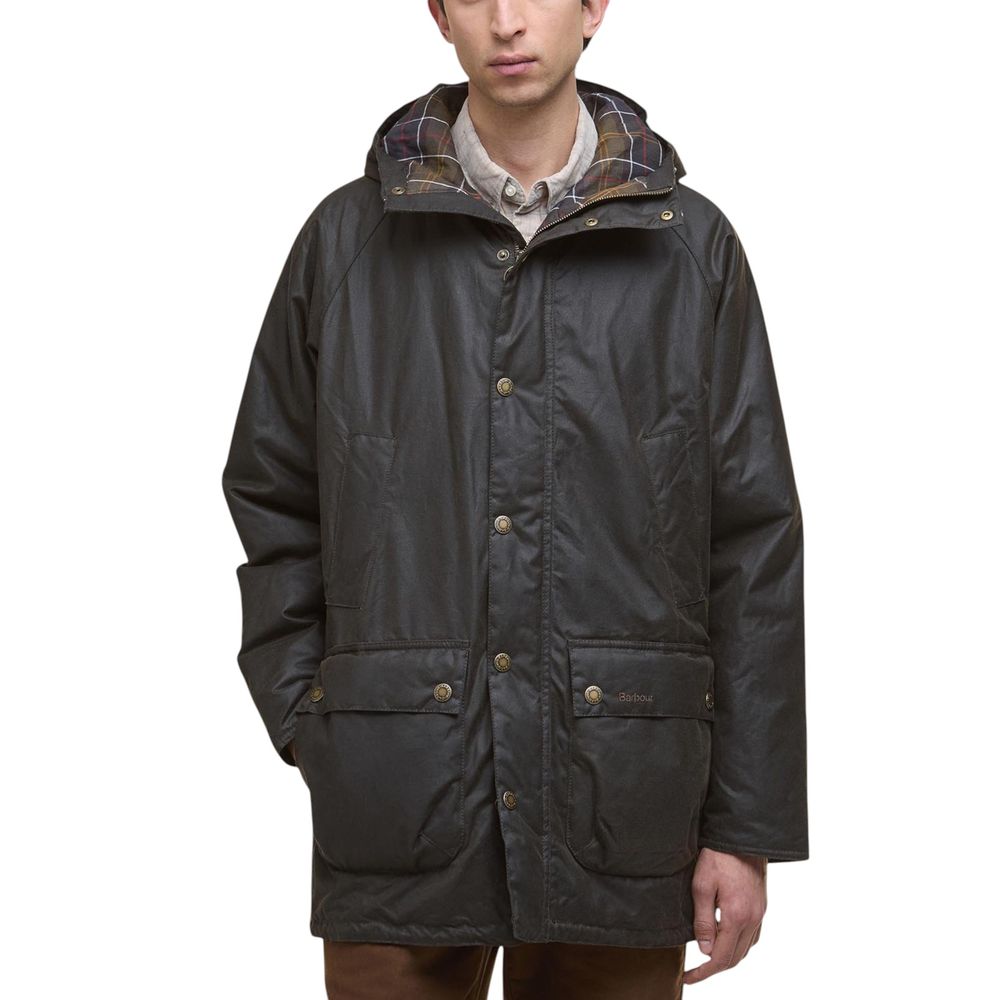 Barbour Green Cotton Parka
