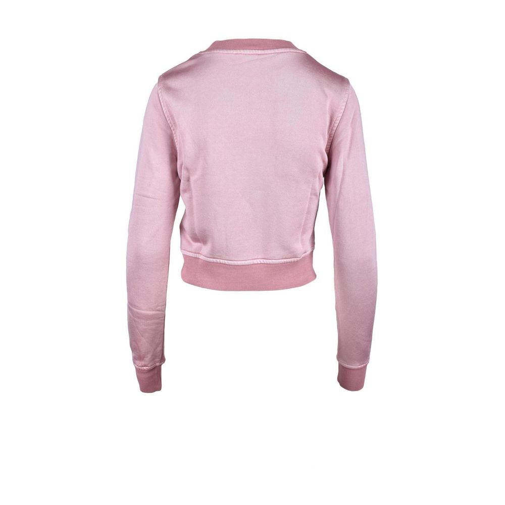 Diesel Pink Viscose Sweatshirt