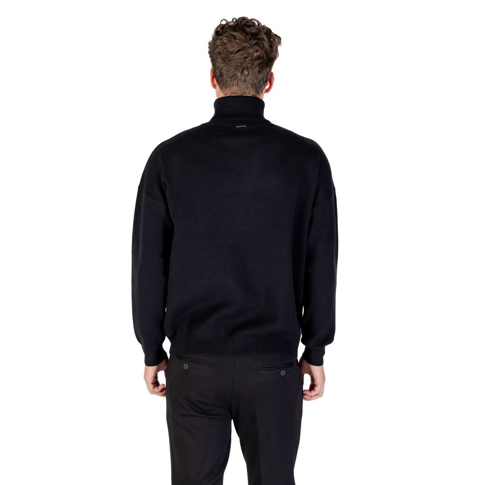 Antony Morato Black Viscose Sweatshirt