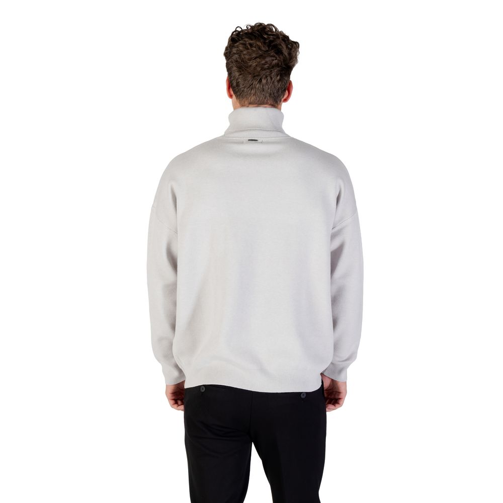Antony Morato Gray Viscose Sweatshirt