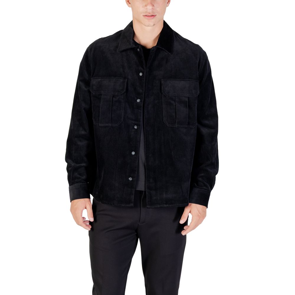 Antony Morato Black Cotton Shirt