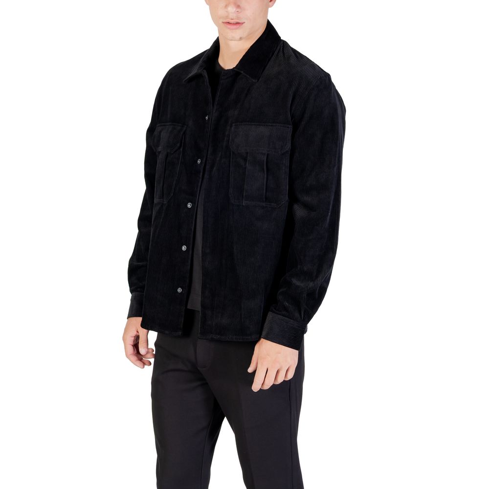 Antony Morato Black Cotton Shirt