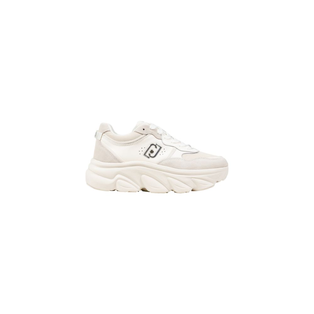 Liu Jo Beige Artificial Leather Chunky Sneakers