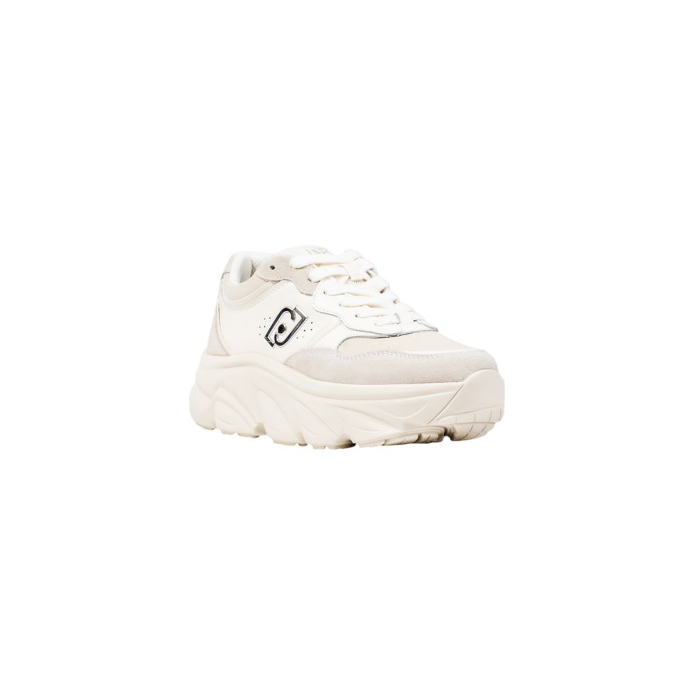 Liu Jo Beige Artificial Leather Chunky Sneakers