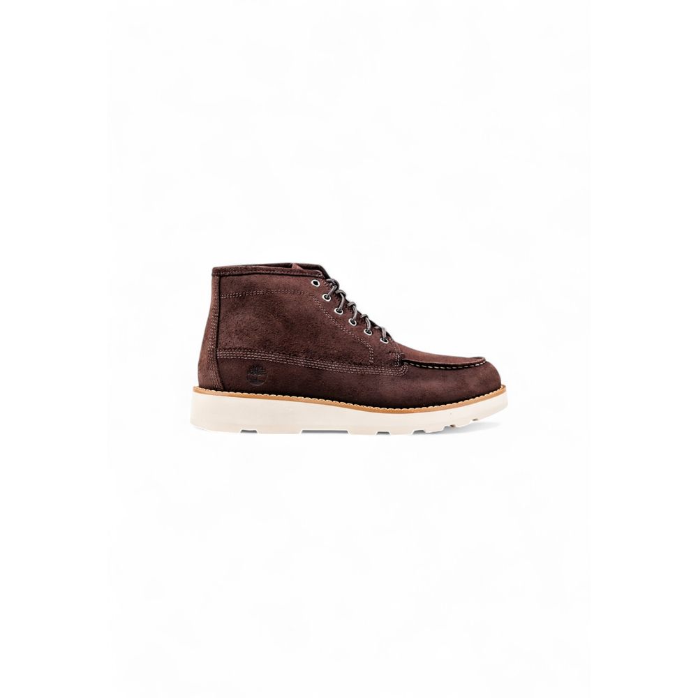 Timberland Brown Leather Lace-Up Boots