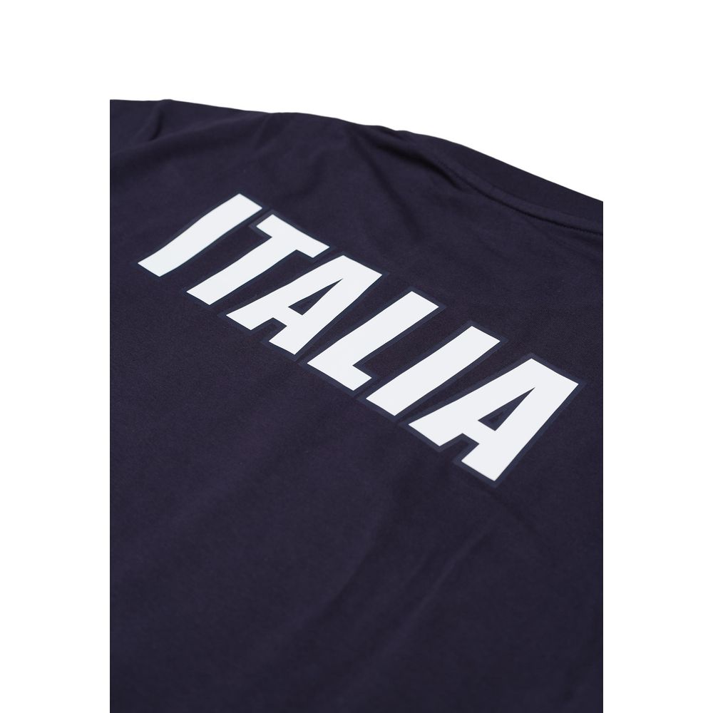 EA7 Emporio Armani Blue Cotton T-Shirt