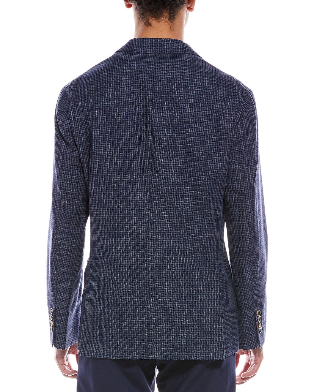 Brunello Cucinelli Blue Cotton Blazer