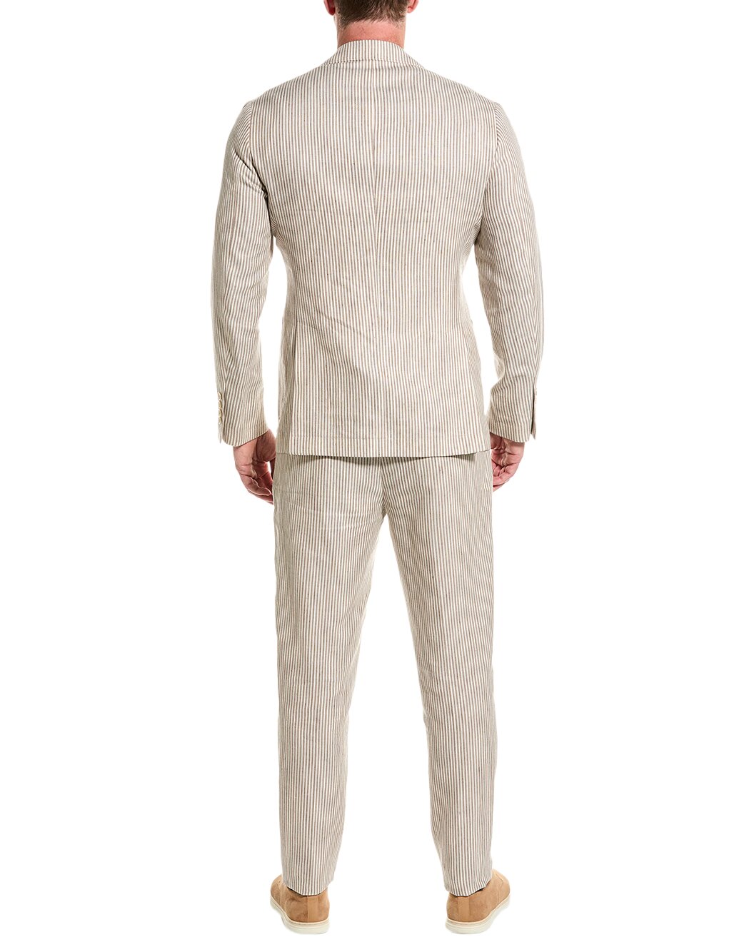 Brunello Cucinelli Brown Linen Two-Piece Suit