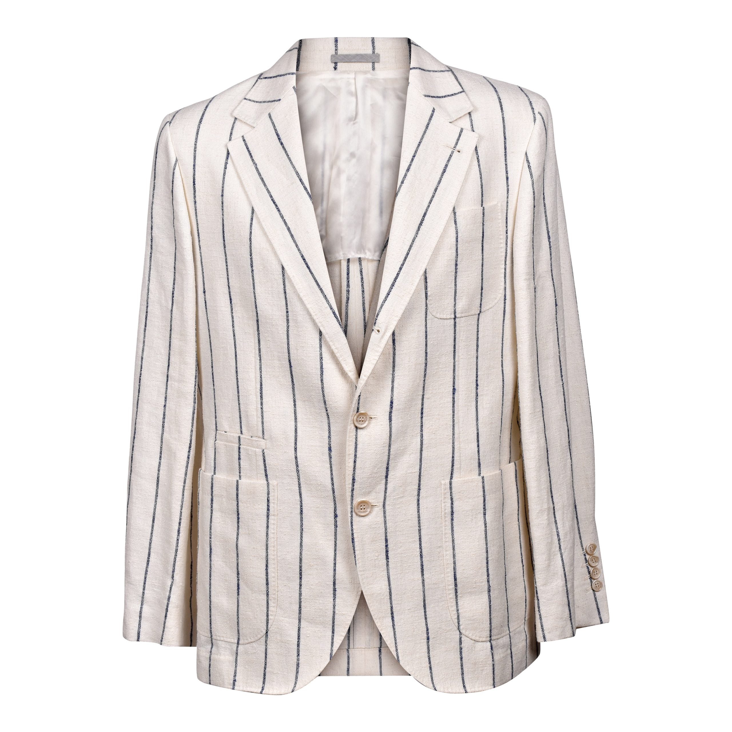 Brunello Cucinelli Bicolor Linen Blazer