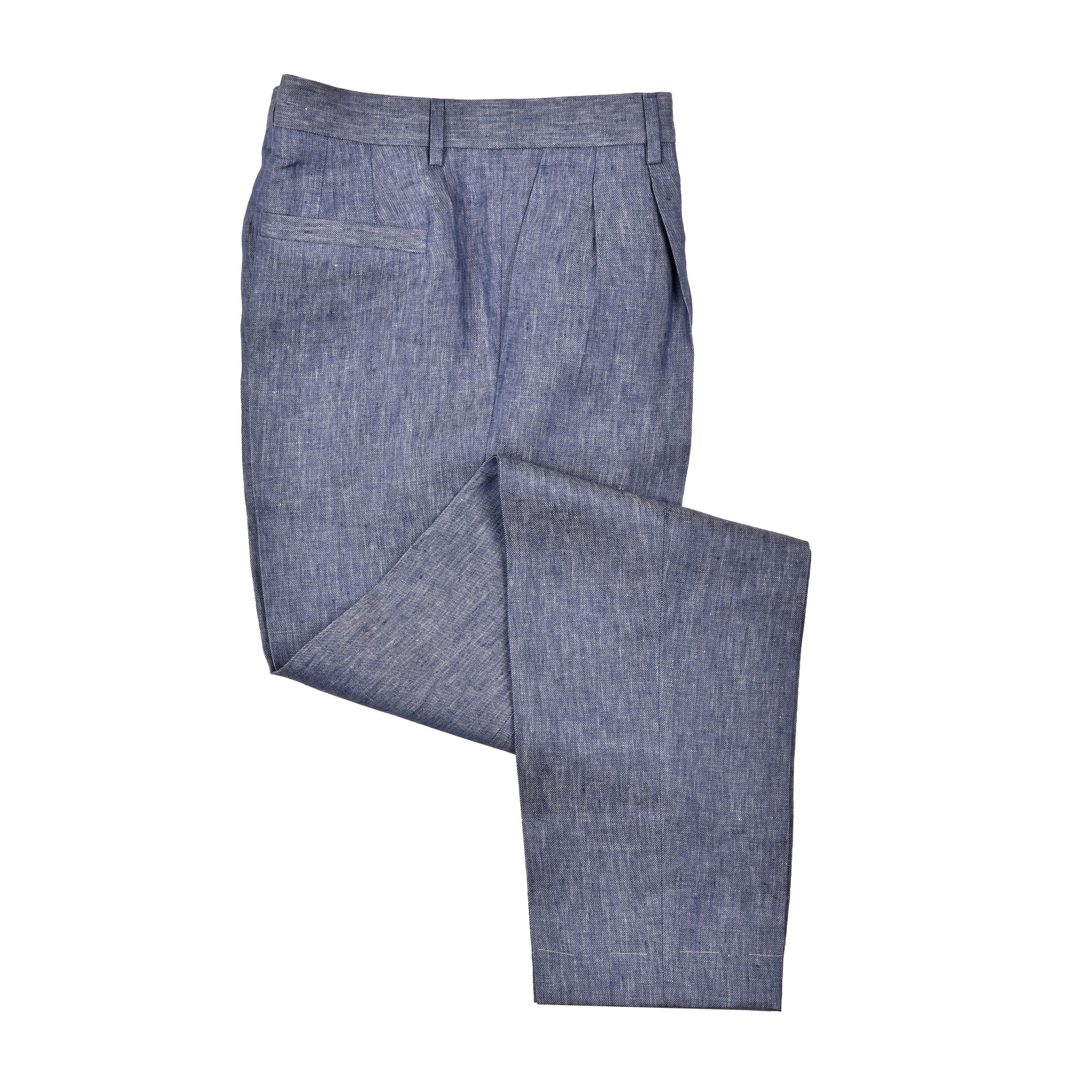 Brunello Cucinelli Blue Linen Blazer