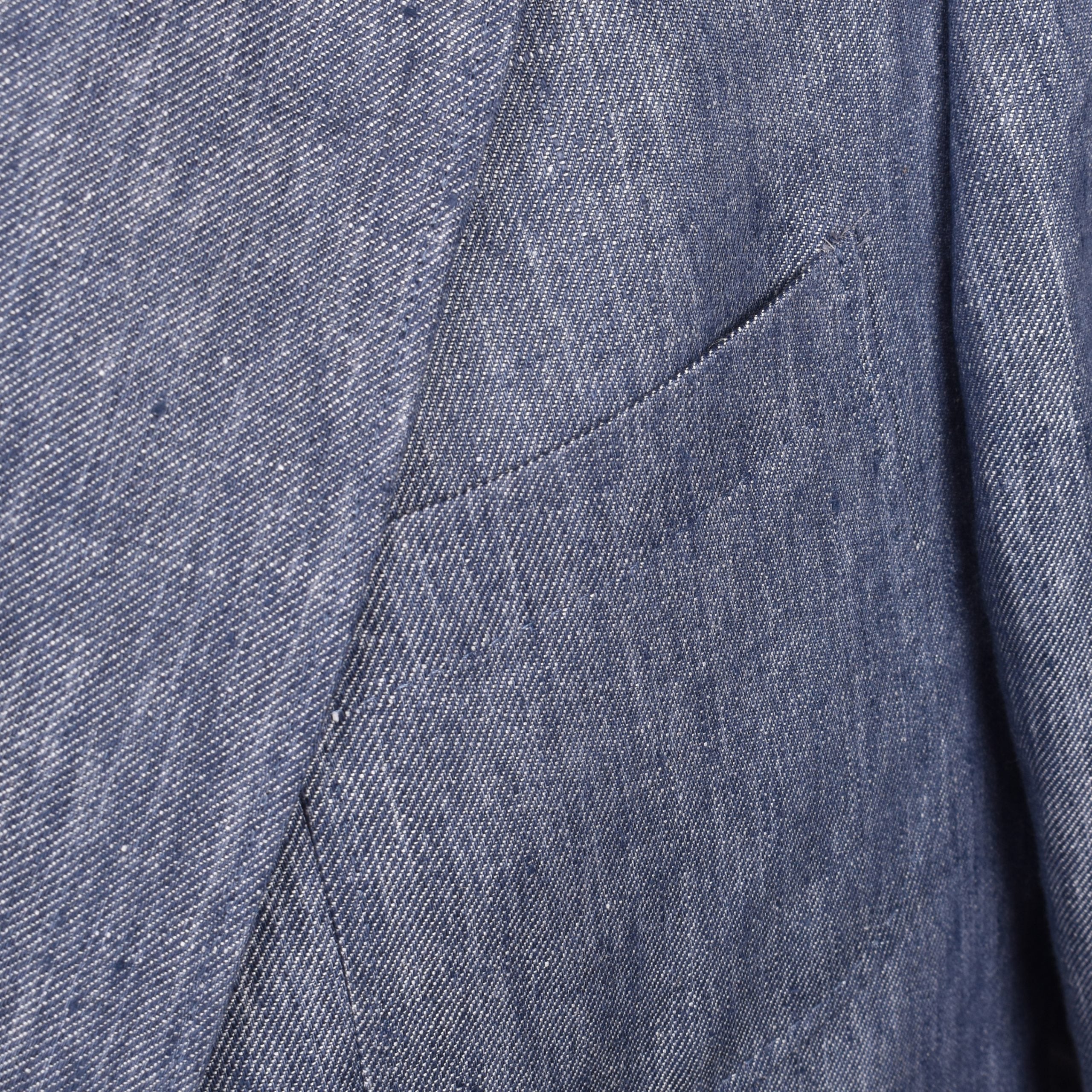 Brunello Cucinelli Blue Linen Blazer