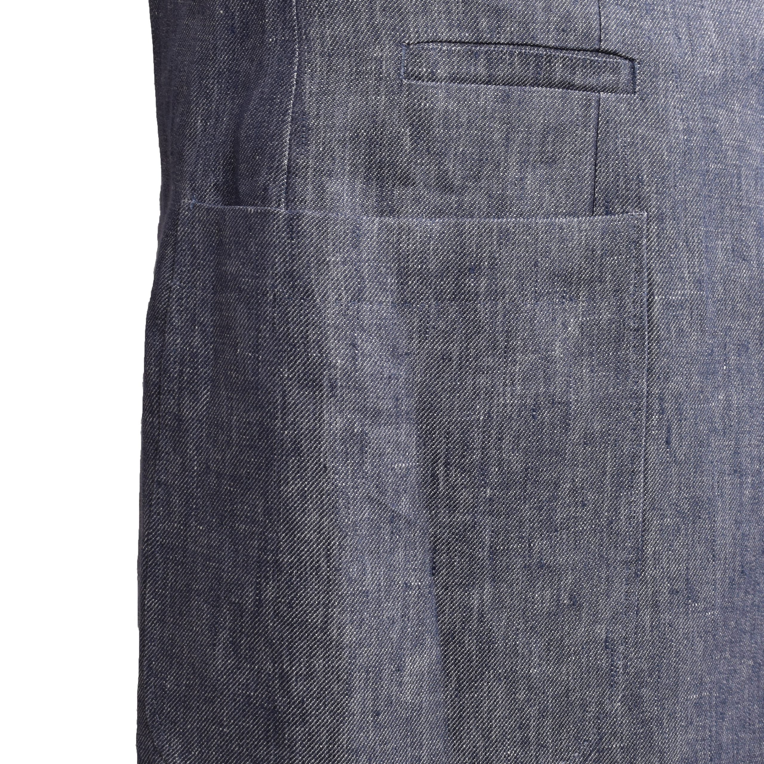 Brunello Cucinelli Blue Linen Blazer