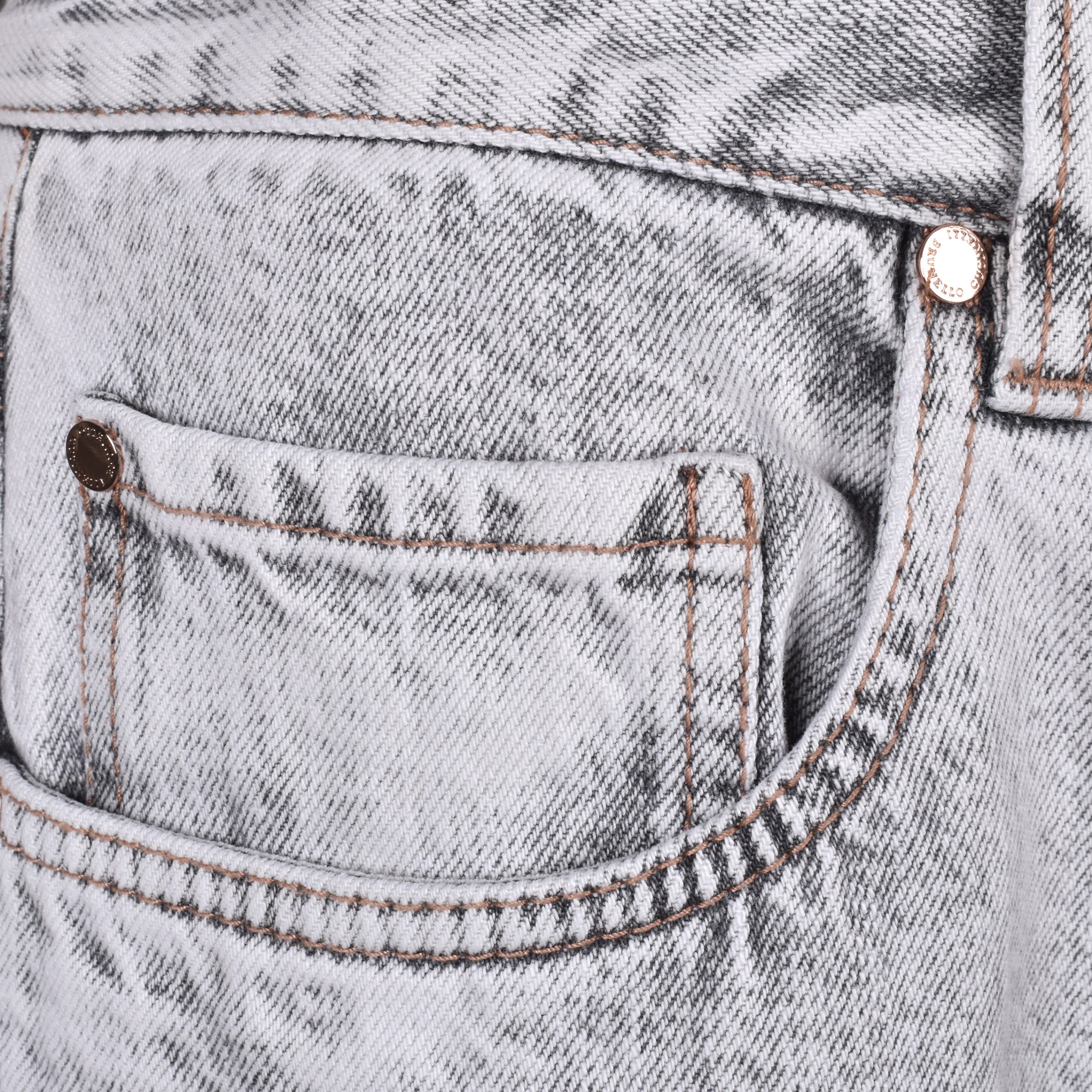 Brunello Cucinelli Natural Cotton Jeans Denim