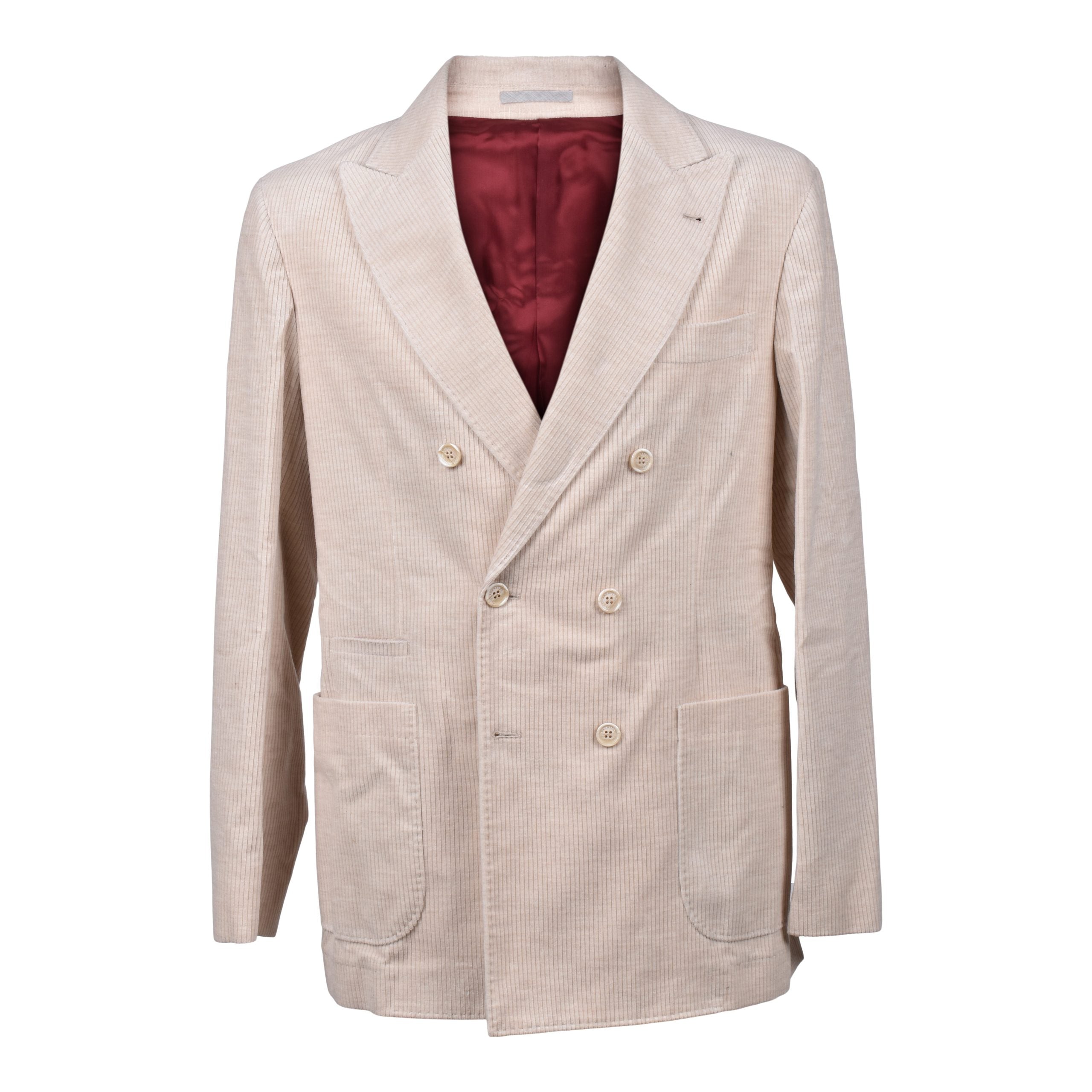 Brunello Cucinelli Beige Cotton Blazer