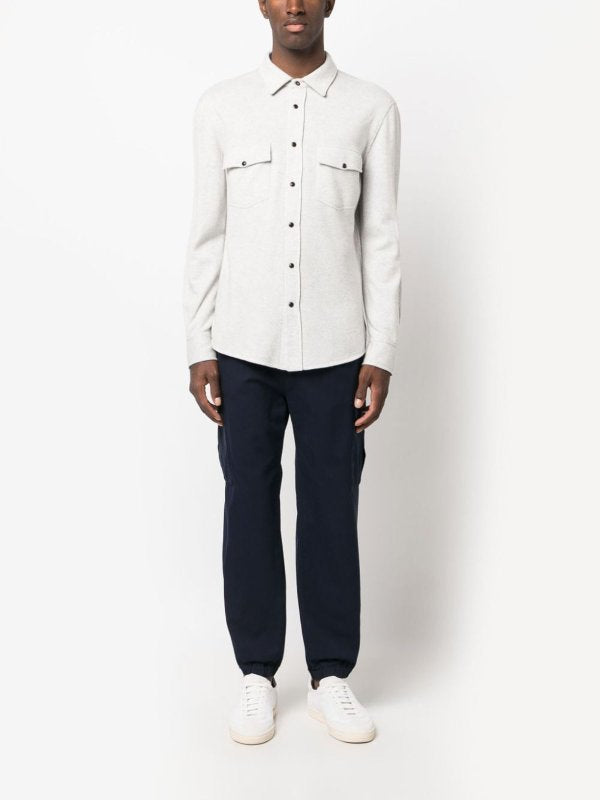 Brunello Cucinelli Blue Cotton Cargo Pants