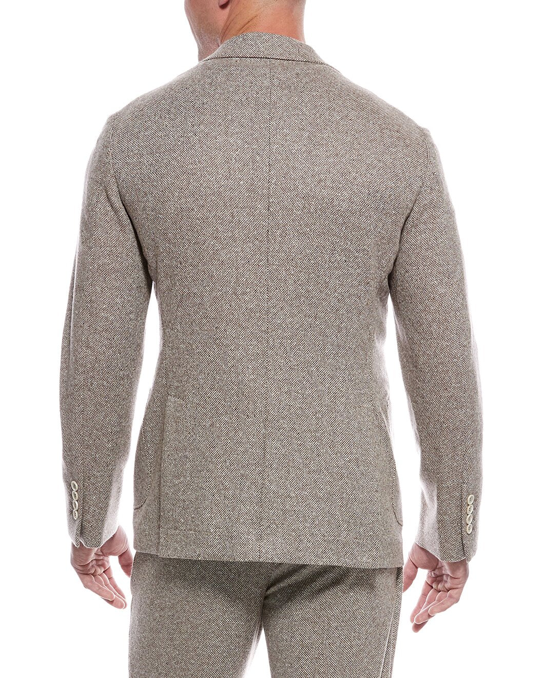 Brunello Cucinelli Brown Wool Two-Piece Suit