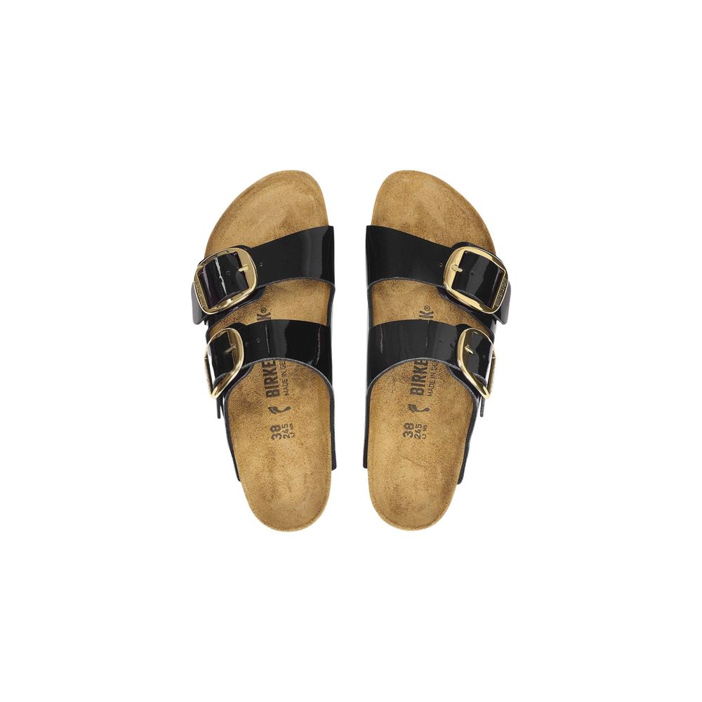 Birkenstock Black Synthetic Flat Sandals
