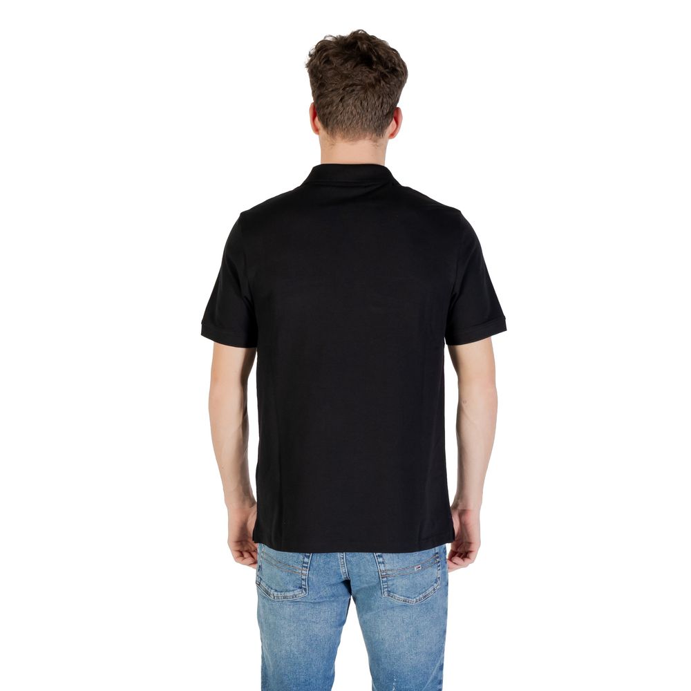 Lyle & Scott Black Cotton Polo Shirt