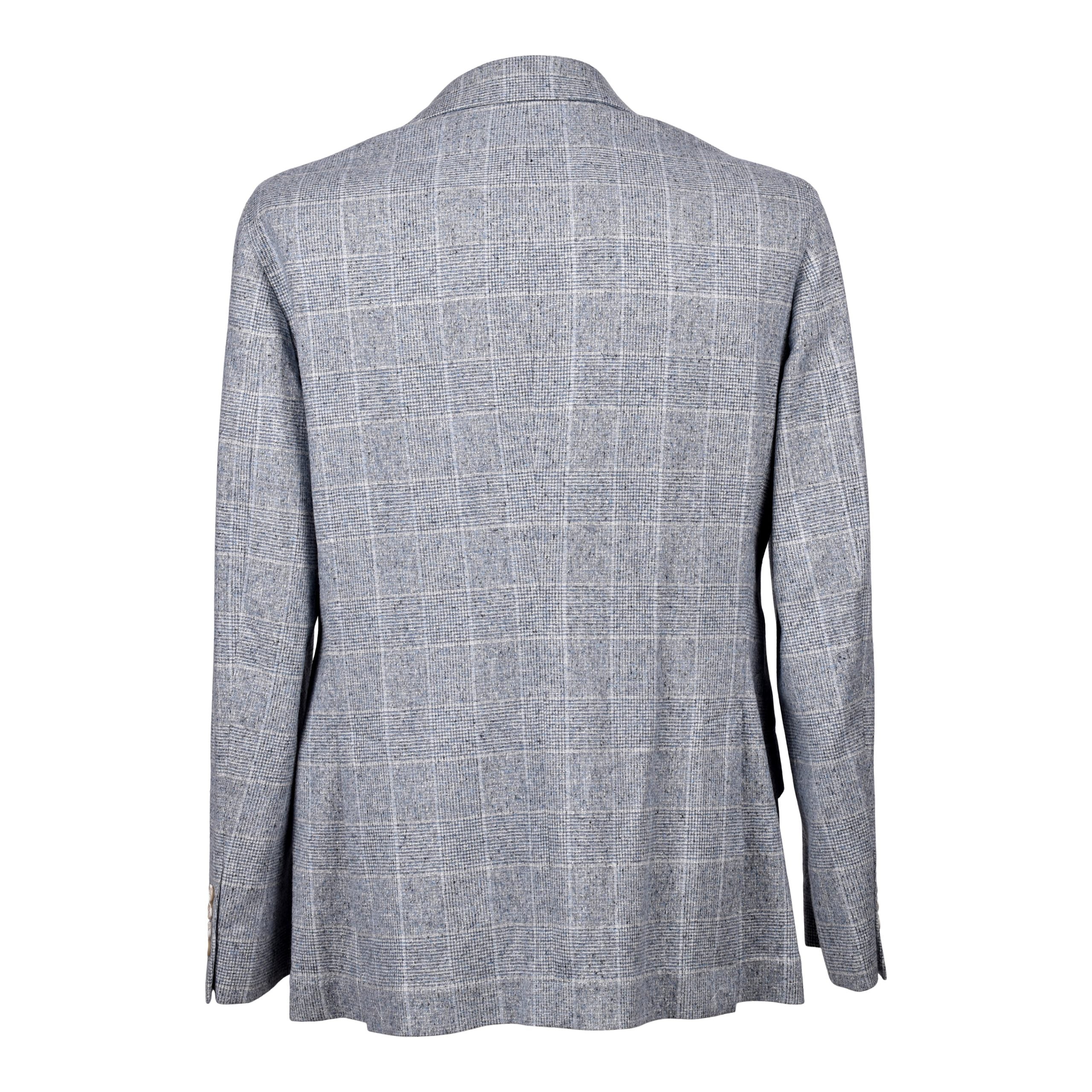 Brunello Cucinelli Blue Silk Blazer