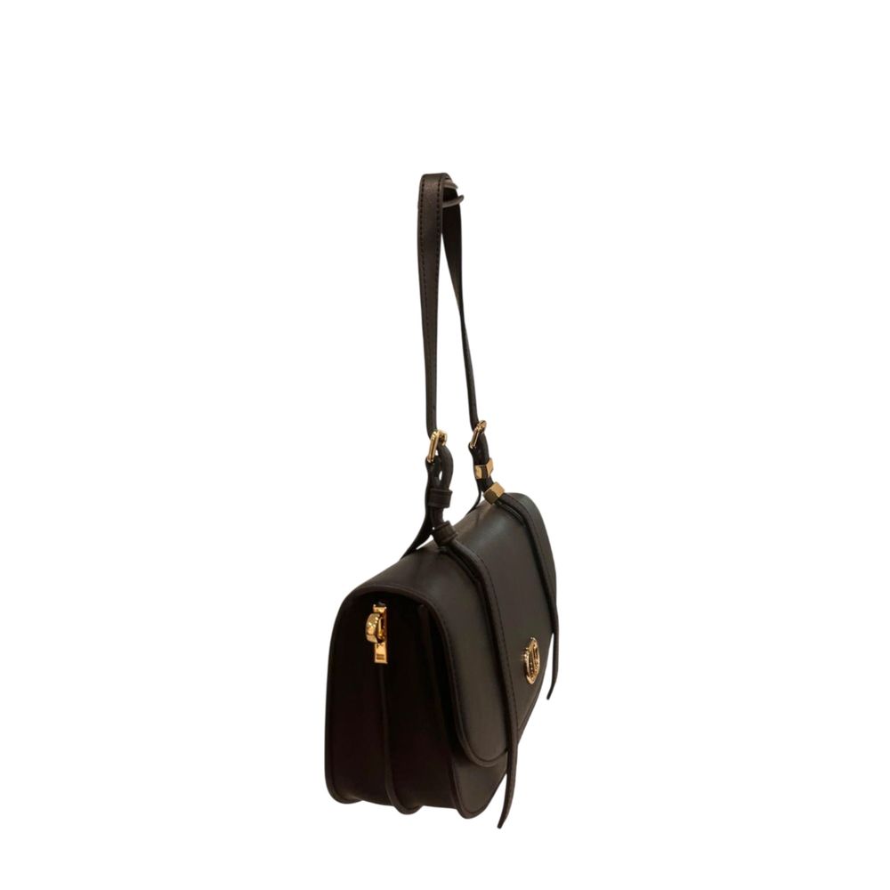 Twinset Black PU Women Shoulder Bag