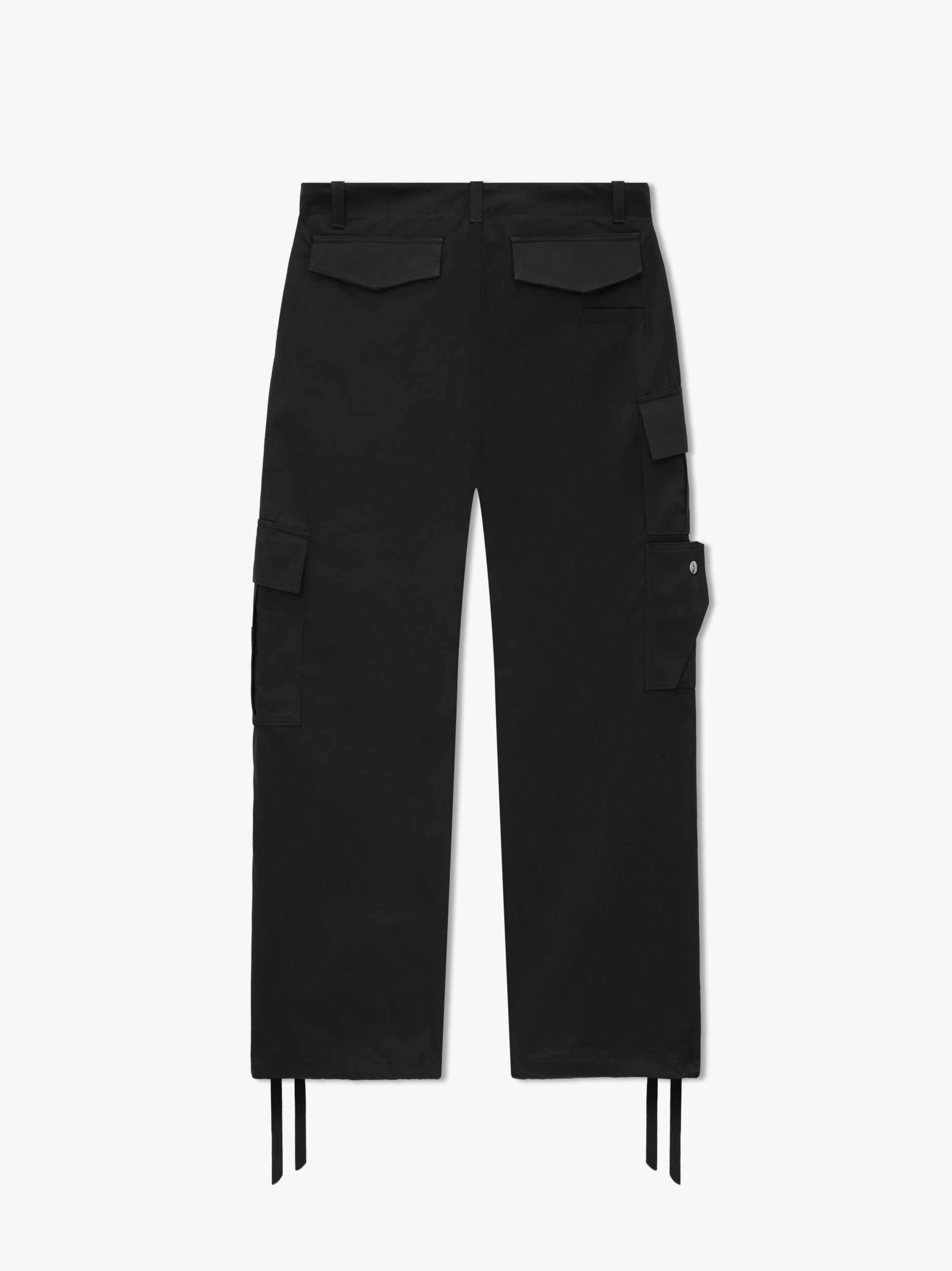 Rhude Black Cotton Cargo Pants