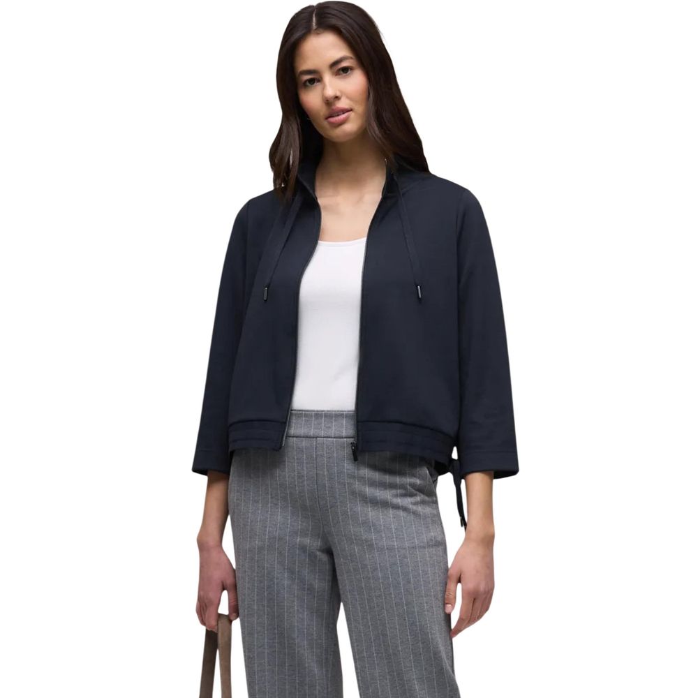 Street One Blue Polyester Sweatshirt